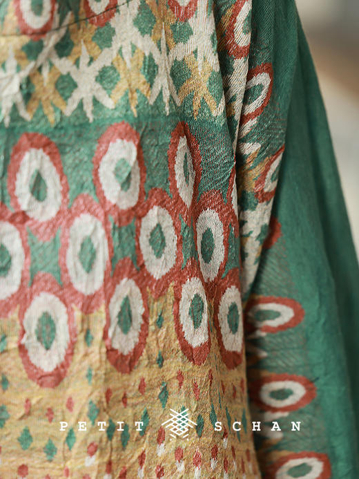 Petit Schan小闪 CLO#1041 Peacock 孔雀 进口羊毛混纺色织提花套头衫 商品图4