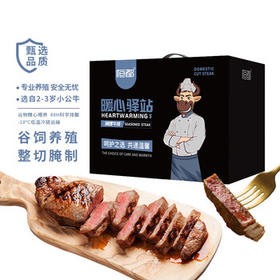 恒都 牛排套餐礼盒 菲力黑胡椒 整切西冷牛排 黑椒牛仔骨1490g B款