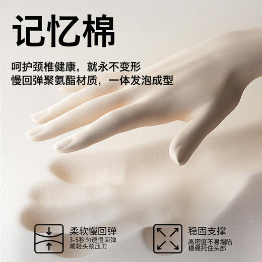 【品牌直发】加倍生活 零压深睡记忆棉枕芯枕头yc0228003 商品图5