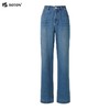 波顿女士春夏季宽松直筒垂感棉质牛仔长裤LE360125 商品缩略图5