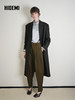 HIDEMI 设计感美丽奴羊毛翻驳领长款西装外套 商品缩略图5