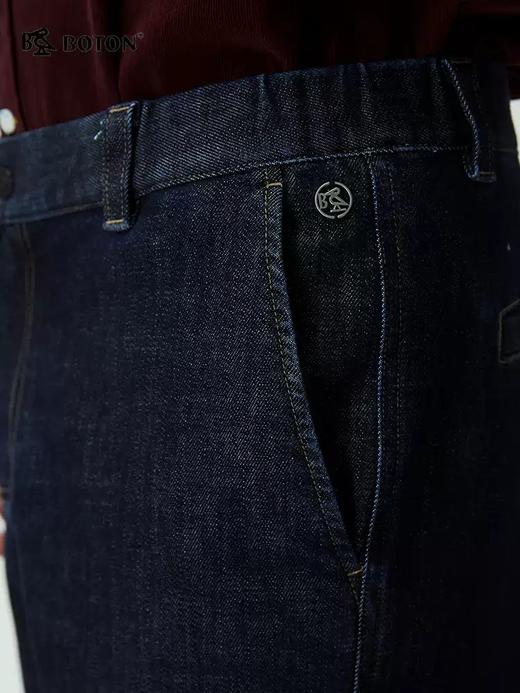 波顿男士牛仔裤宽松窄版阔腿小直筒柔软透气休闲百搭长裤子ME973325 商品图3