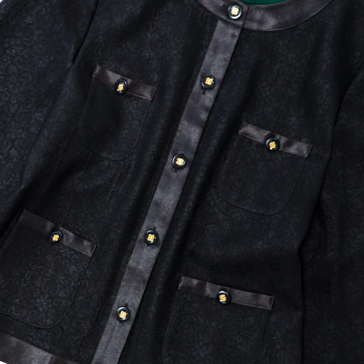 ³【南宋香云纱新中式国风排扣长袖外套】100桑蚕丝 536046 XN03-SD-NSSF 商品图2