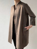 Puree｜#0914 纯羊绒 9分袖茧型大衣 [米 / 褐色] 商品缩略图0