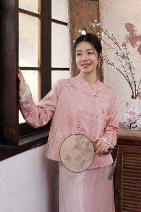 【门店同款】ENJOY春季“画中行”花有约中式外套 169649868