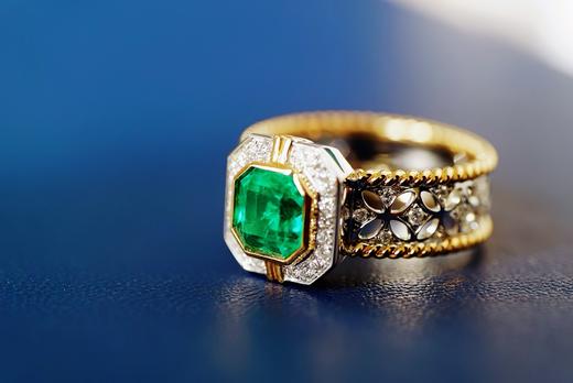 1.16ct祖母绿戒指 商品图4