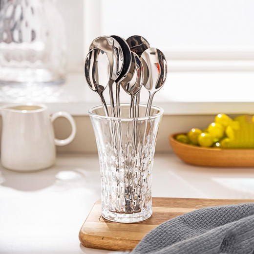 摩登主妇316L食品级不锈钢勺子个人专用汤匙家用高档精致长柄调羹 商品图0