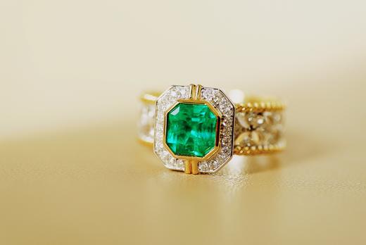 1.16ct祖母绿戒指 商品图1