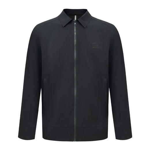 德鲨男装翻领夹克2026春季新款纯色休闲上衣男士短款外套 商品图4