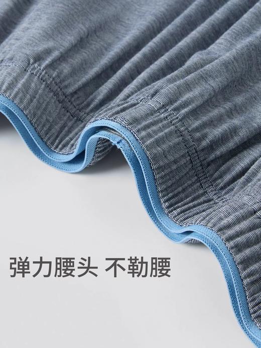 【竹纤维提花平纹系列】SCHIESSER德国舒雅男士竹纤维提花平纹家居外穿短袖长裤套装39/26840H 商品图7