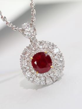 1.78ct红宝石吊坠