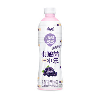 康师傅小酪多多巨峰葡萄500ml*15瓶/箱 乳酸菌饮料 清爽畅快 包装随机 商品图1