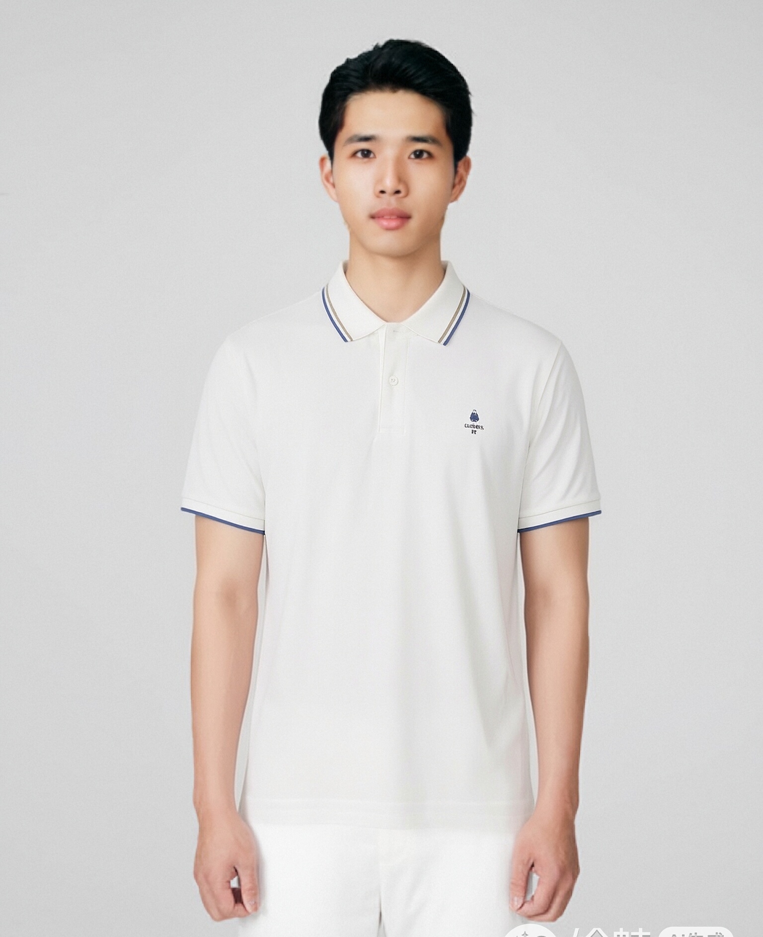 佐丹奴男装26年新款威廉王子绣花莱卡珠地布POLO衫01016252