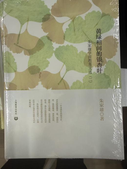 黄绿相间的银杏叶 朱家雄著作 限量五本 商品图1