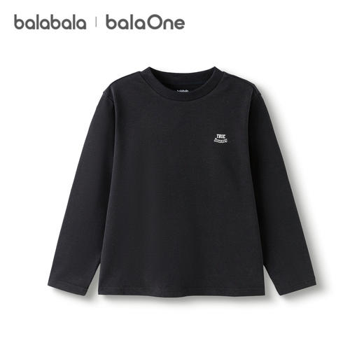 巴拉巴拉balaOne童装儿童长袖t恤男童女童2025冬新款百搭休闲上衣 商品图4