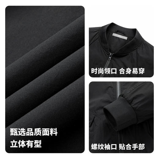 【易打理】圣得西工装棒球领青年男夹克2026新款春季时尚百搭外套 商品图4