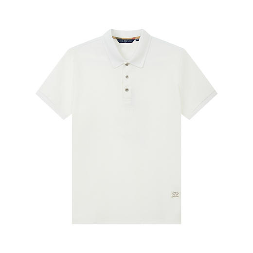 【纯棉】德鲨鲨鱼短袖POLO衫男青年2026夏新款休闲纯色T恤 商品图2