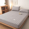 【全棉夹棉床笠】 A类全棉色织抗菌大豆夹棉床笠席梦思保护罩 360℃全方位呵护家人健康 商品缩略图6