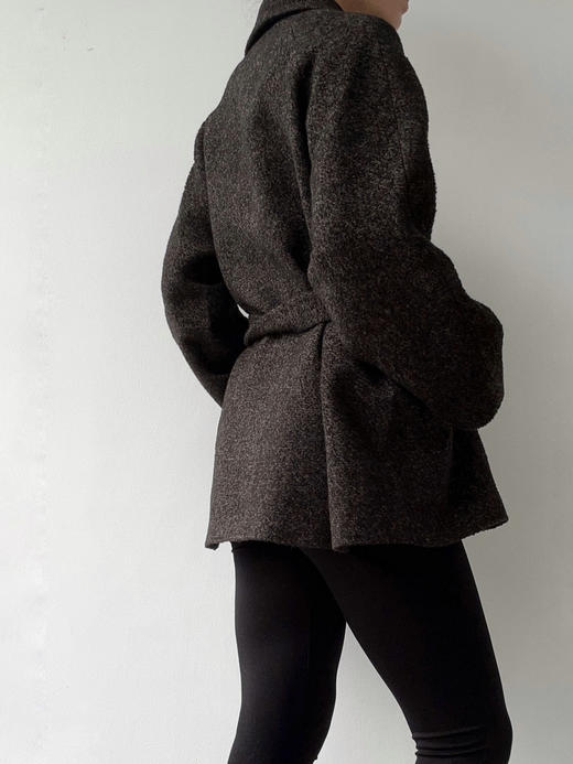 DONSEE10｜DS10AW2508-D 肌理棕 自然肌理短外套 商品图5