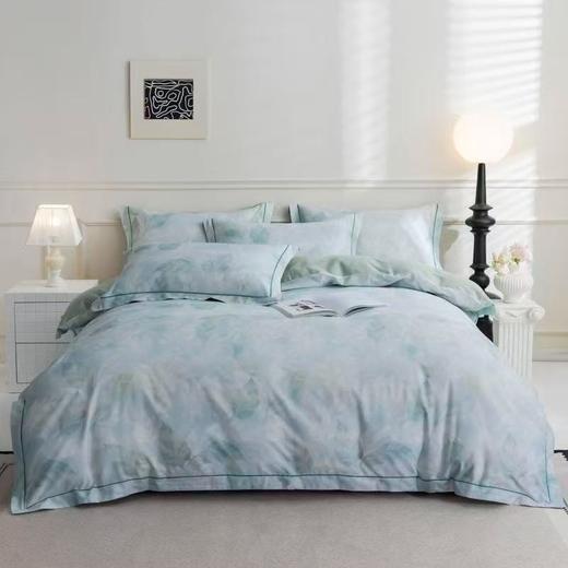 【春上新】10楼 恐龙  全棉生态全棉四件套 嫣雨-粉 / 问夏-绿 200*230cm /220*240cm  吊牌价1580-1680元    活动价399-499元 商品图1