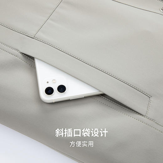 【易打理】圣得西商务夹克标准版型2026春季新品翻领男士轻奢外套 商品图8