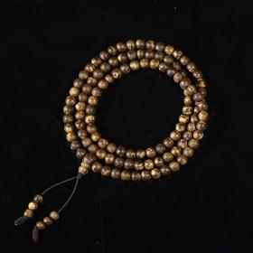 BC.NF2.8-9    白棋九分沉念珠，6.42mm，15.26g