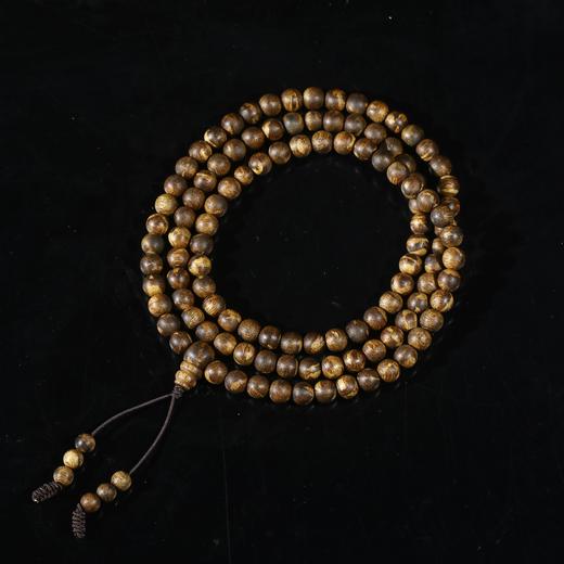 BC.NF2.8-9    白棋九分沉念珠，6.42mm，15.26g 商品图0