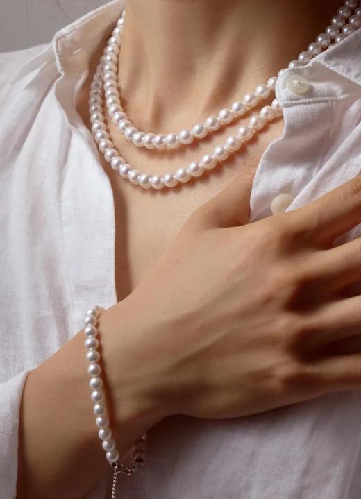 伽罗 JALO 7-7.5mm高等级淡水珍珠双层链 商品图0