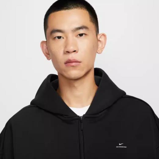 NIKE耐克男子运动健身保暖宽松连帽衫夹克外套IO3690-010 商品图2