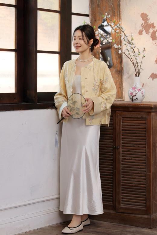 【门店同款】ENJOY春季“画中行”春时月微中式外套 169697296 商品图8