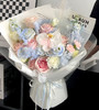 【甜心花园】粉蓝甜蜜精品花束 商品缩略图0
