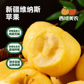 顺丰！西域美农黄金维纳斯苹果 纯甜无酸 产地新疆红旗坡