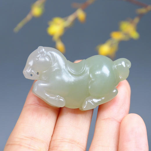 和田翠青玉唐马 商品图1
