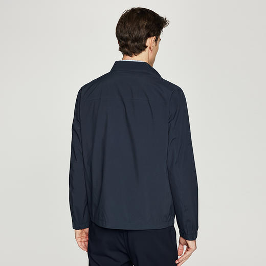 德鲨鲨鱼休闲立领夹克男2026春季新款纯色上衣男短款外套 商品图3