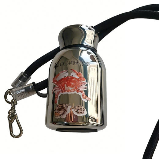 小林漫画｜叮咚便携 可拎可背 不锈钢 保温杯，把治愈和福气揣进包里✨ 商品图2