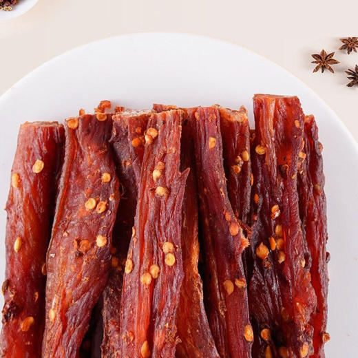 【拔丝质感❗️丝丝入味】风干鸡肉干鸡胸肉干鸡肉条健身代餐解馋耐嚼休闲零食肉干100g。jd 商品图2