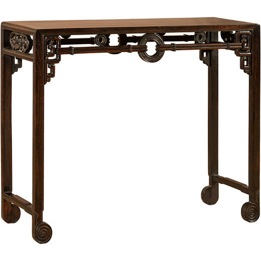 清	红木拱璧纹条桌 商品图5