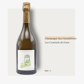 Champagne Sacy Soeur&Frere Les Courtisols du Futur萨西姐妹兄弟酒庄未来橡木桶园白中白香槟
