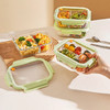 摩登主妇玻璃分格饭盒可微波炉加热上班族专用水果便当盒带饭餐盒 商品缩略图0