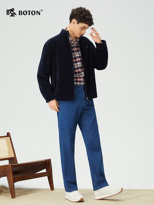 波顿男士三季牛仔裤耐穿不易皱柔软透气休闲裤子百搭长裤ME975325 商品图1