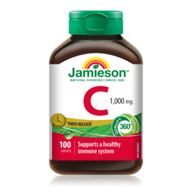 Jamieson健美生维生素C1000mg缓释片100粒/瓶   A-5655 （效期29-04）