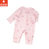 棉果果春季新品女宝满印柔软舒适莫代尔对开连体衣M121722426006 商品缩略图0