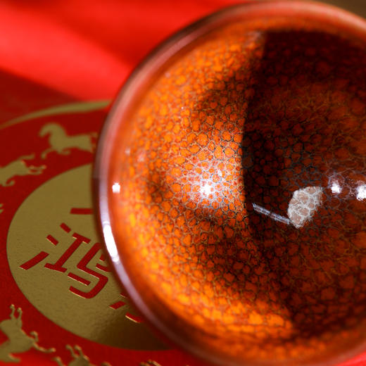 广诚行大盏鸿荼 邹云源建盏回蓝/鹧鸪款 武夷水仙 过年送礼 商品图5