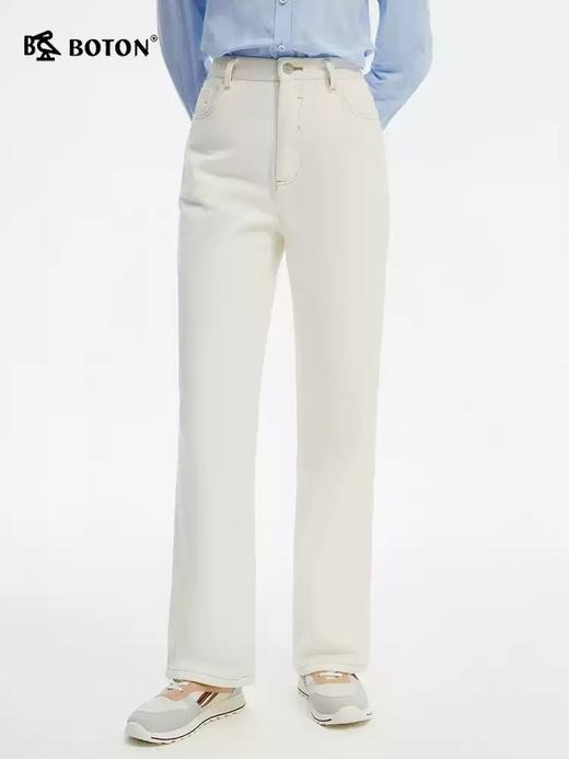 【三防】波顿女士春秋季直筒宽松防油污牛仔裤美式长裤LE367125 商品图2