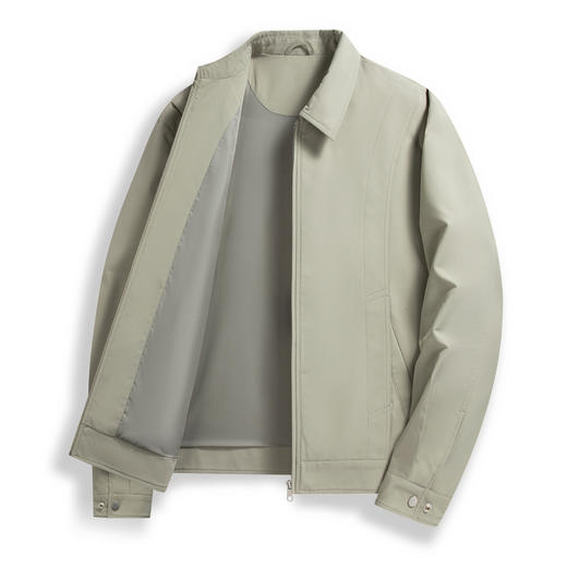 【易打理】圣得西提花通勤翻领男款夹克2026春季新款高端商务外套 商品图10