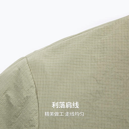 【易打理】圣得西肌理格纹工装夹克2026新款春季男款时尚翻领外套 商品图7