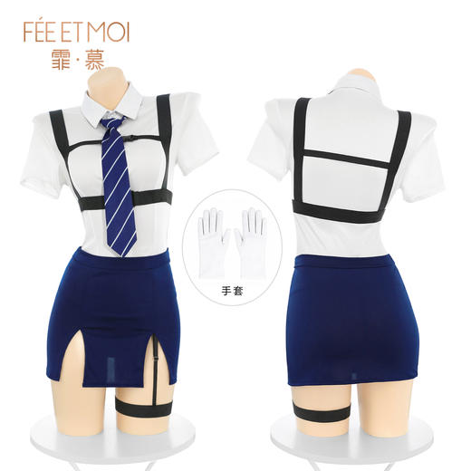 【情趣内衣】霏慕 热辣教官束缚制服套装ZY192 商品图10