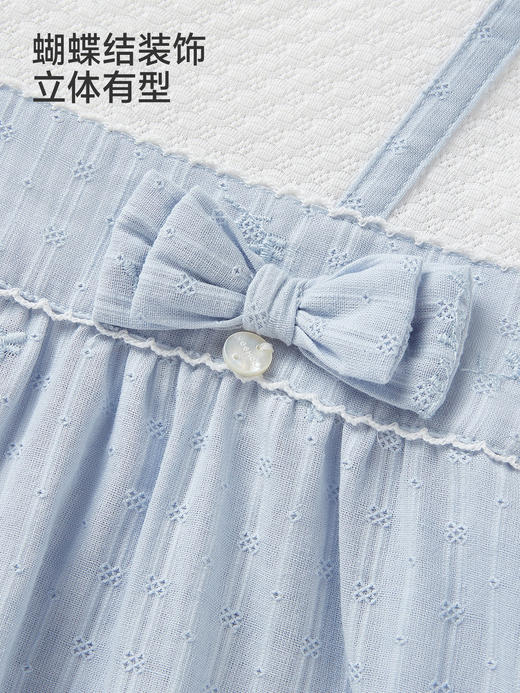 英氏儿童T恤女童长袖上衣春夏新百搭假两件圆领上衣YRTAJ1S007A 商品图4