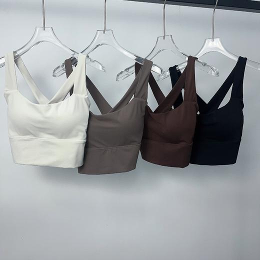 【3~5天发货】跃牌【美度空间】系列 扭结美背带胸垫瑜伽内衣健身运动文胸WX62019 商品图1