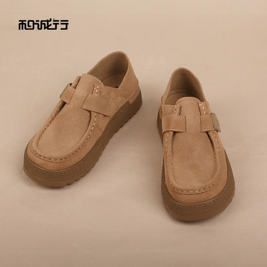 和诚行2026春季新款一脚蹬外穿百搭时尚休闲真皮男式休闲鞋0551278 商品图1